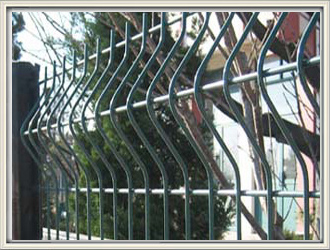 Peach-type column fence mesh