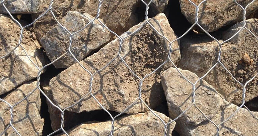 The performance of the gabion box