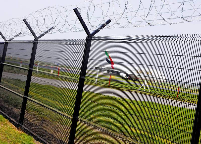 Clôture de l'aéroport